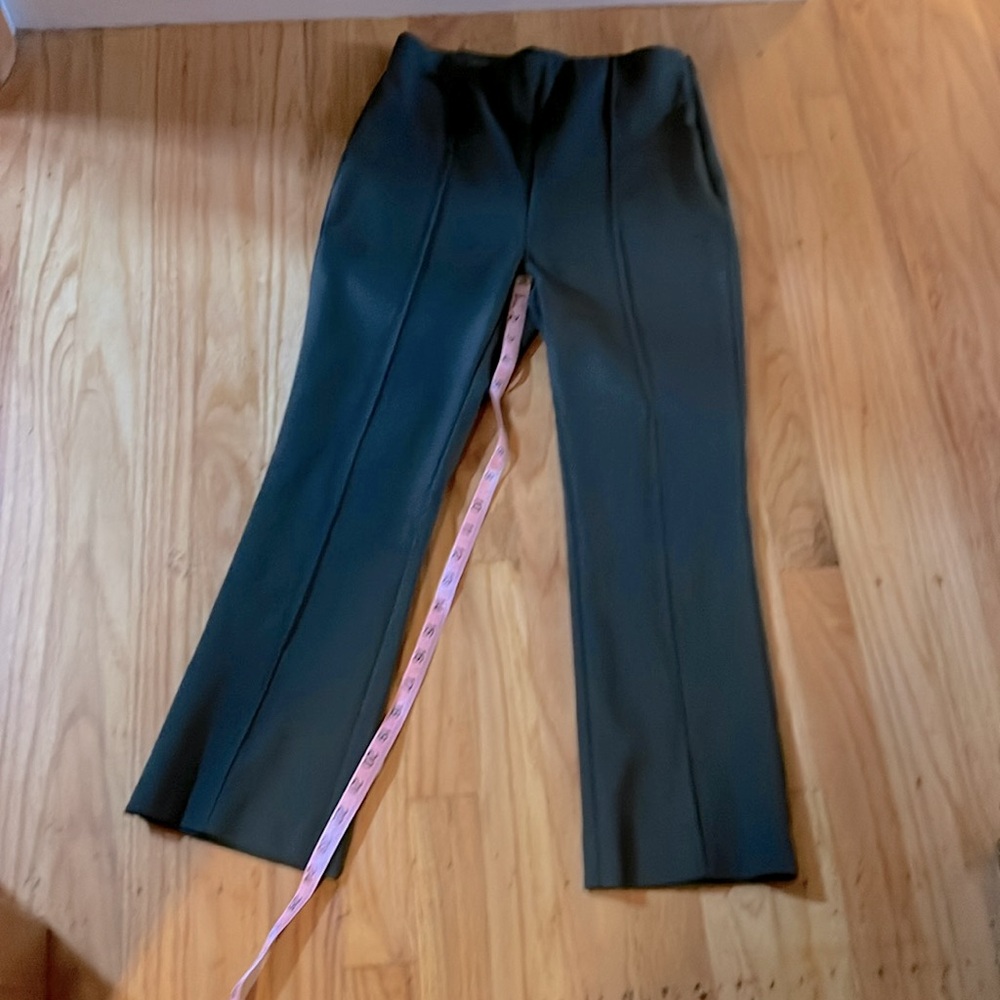 Loft Crop Boot Cut Dress Pants, Olive Green, Size 4P - Picture 5 of 6